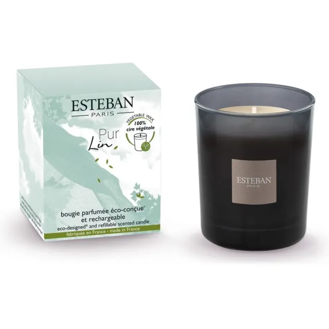 Esteban Classic Pur Lin Geurkaars 180gr Antraciet
