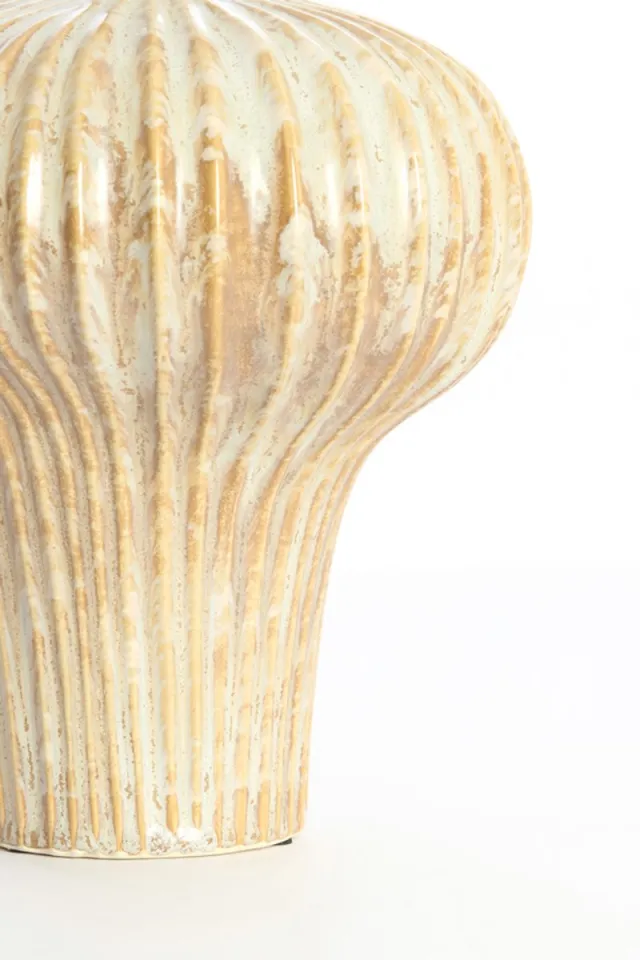 Light & Living Vaas NEVANO - Wit - 23x22x32.5 cm