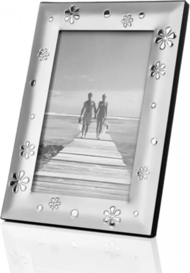 van Ommen San Francisco - Fotolijst - Mat Zilver - Bloem - 20 x 25
