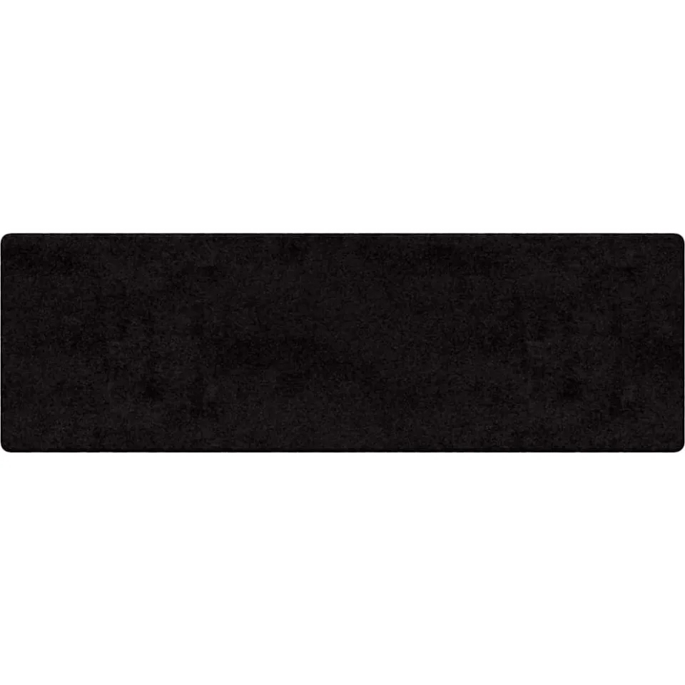 vidaXL Tapijt Loper Zwart 80 x 400 cm 100% Polypropylene Tuft