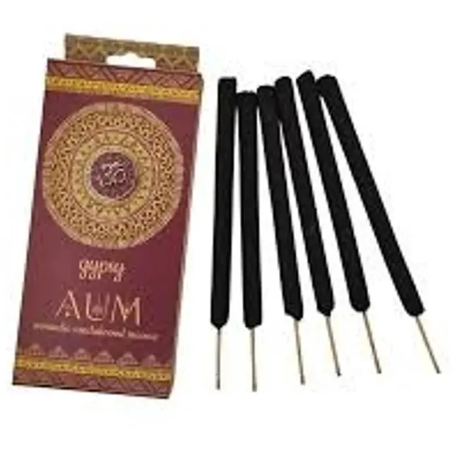 AUM Fragances Natuurlijke wierook - Zigeuner Nomadische dikke Wierook smudge - AUM 6 sticks naturel