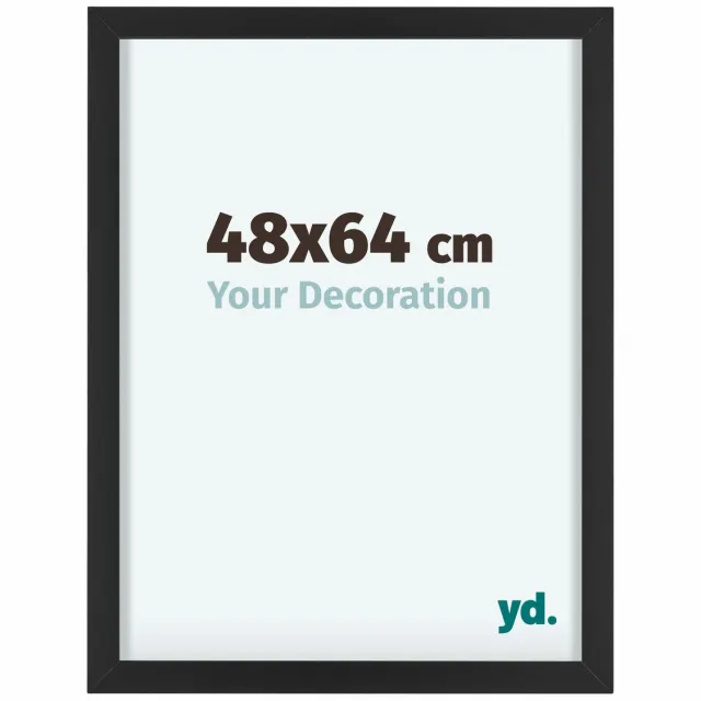 yd. Your Decoration - Fotolijst 48x64 cm - Aluminium - Zwart - Virginia