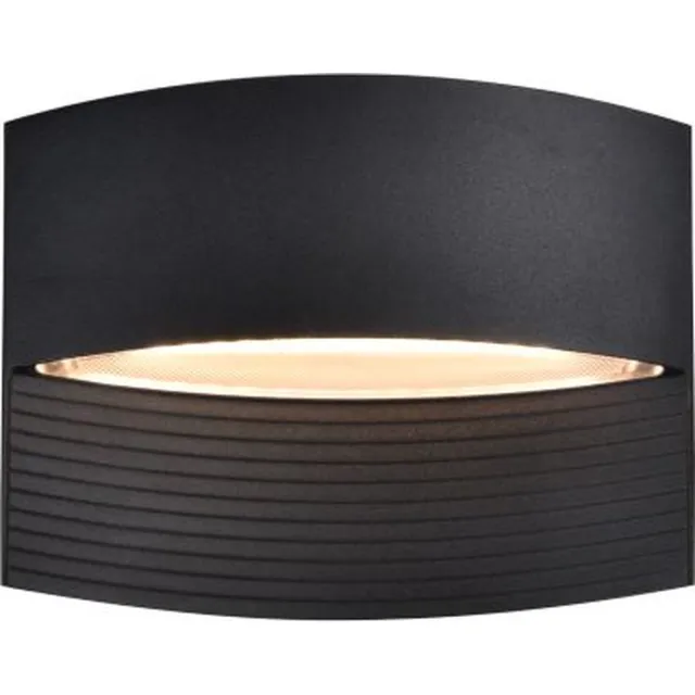 Lutec Lotus - LED wandlamp voor buiten - Up & Down - Premium aluminium - 580Lm - 3000K warm wit licht - IP54 extra weerbestendig - Mat zwart