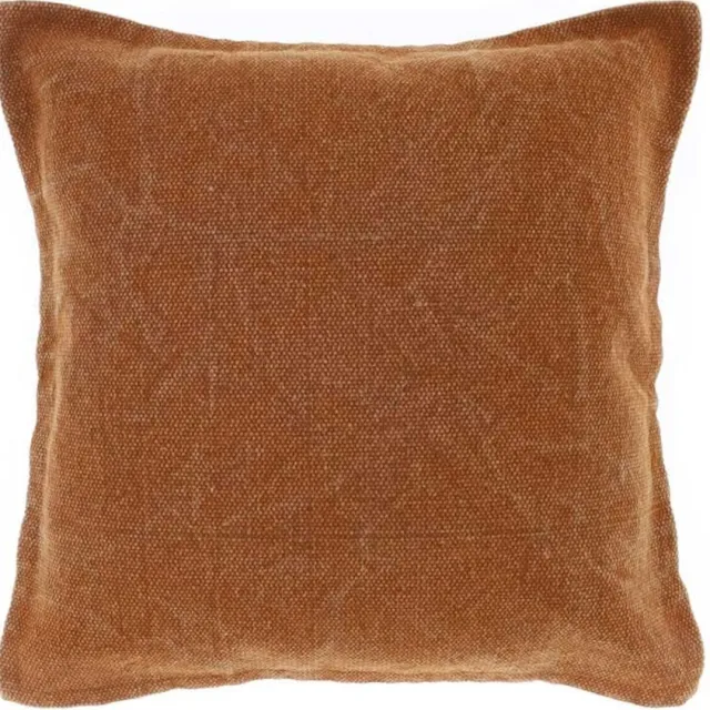 Kussen Loek Leather Brown 45x45cm
