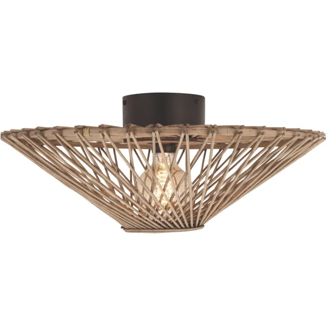 Chericoni Ligthing Chericoni Nature Capello Plafondlamp - Ø50 cm - Bruin