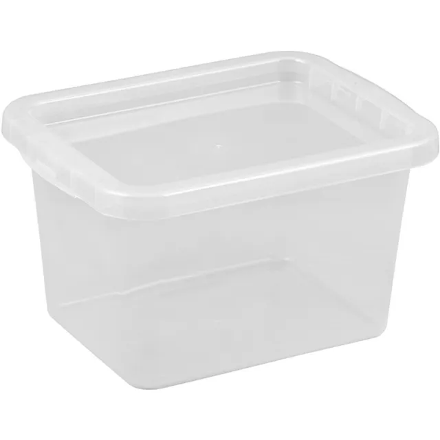 Un Opbergdoos Basic Box, 9 liter Transparant