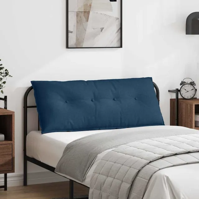 vidaXL Rugkussen Blauw 120 x 50 x 19 cm Stof