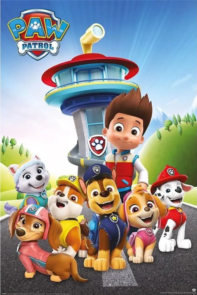 PAW Patrol Ready for Action Poster 61x91.5cm Multi color