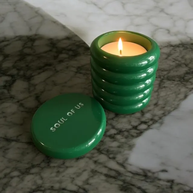 Soul Of Us Christmas Tree Scented Forest Green Handmade Candle - Soul Of Us | Vegan | IFRA certificated fragrance | 35 hours burning time| Handmade Candle Holder | Home Decor | Rituals Candle | Interior Rituals Perfume| Deal | Sale Christmas Gift | Cadeau