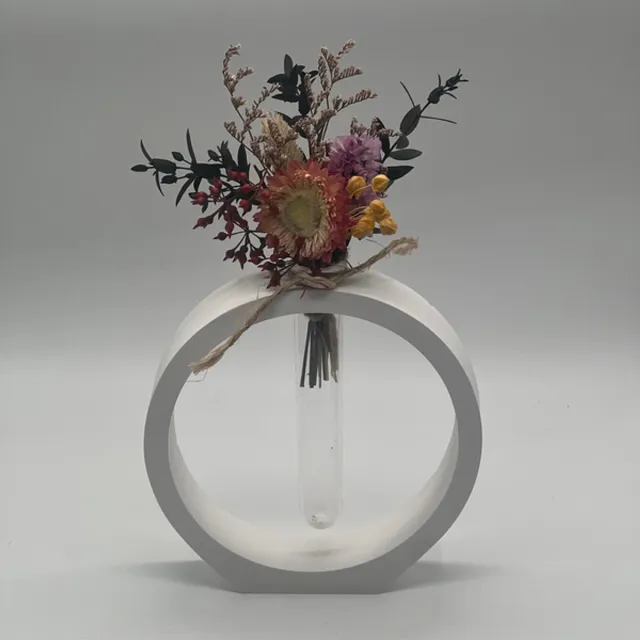 KV designs Droogbloemen houder - complete set - W3 Wit - 3