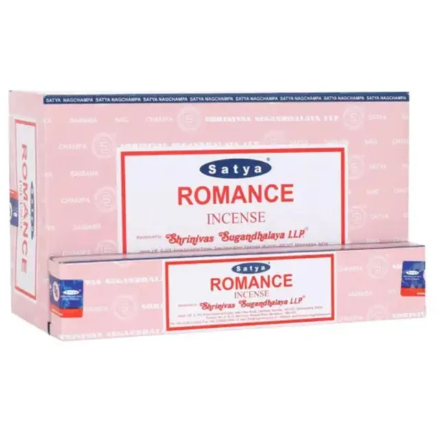 Ruben Robijn Romance wierook 15 grams Satya - doos van 12 st. n.n.b