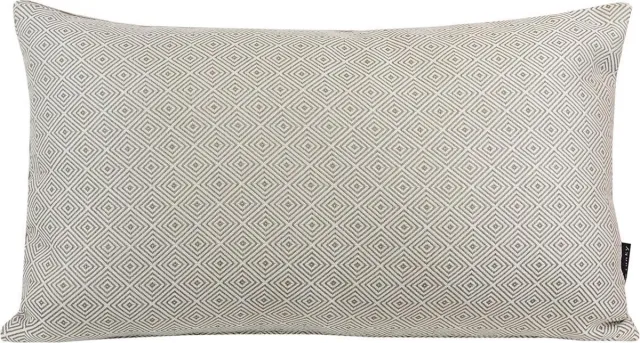 Home Junky Kussen jacquard diamond taupe 30x50 cm. taupe-crème