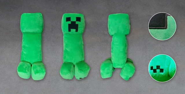 Minecraft Creeper Sierkussen 51cm groen