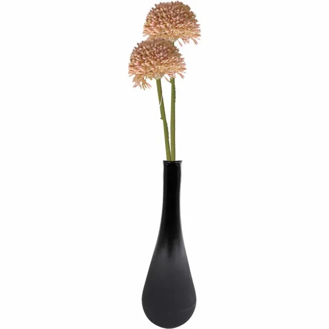 Bellatio Design Sierui Globemaster kunstbloem - 2x - losse stelen - zalmroze - 44cm - Natuurlijke uitstraling