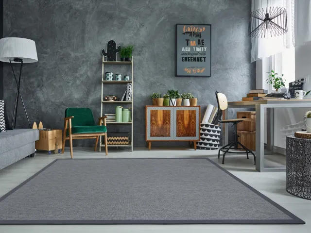 DEKOWE Vloerkleed Naturino Rips S2 platina grijs platin grijs