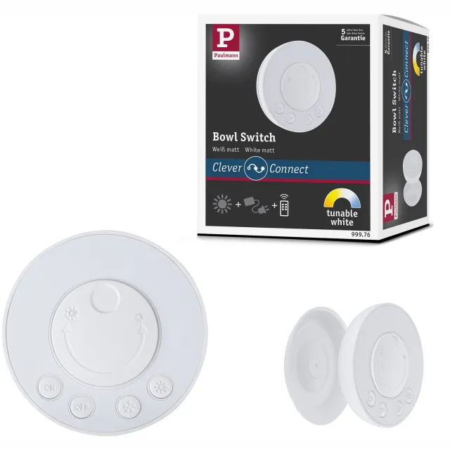 Paulmann Clever Connect Toebehoren Switch Bowl Tunable White Wit mat