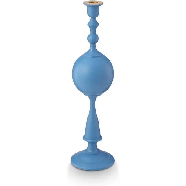 Pip Studio Kandelaar Sphere - Kaarsenhouder van Metaal - Lichtblauw - 44cm