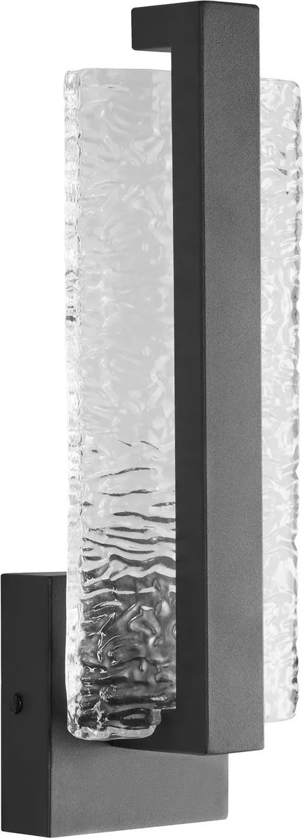 Beliani YANTRA - Buiten LED wandlamp - Zwart - Aluminium