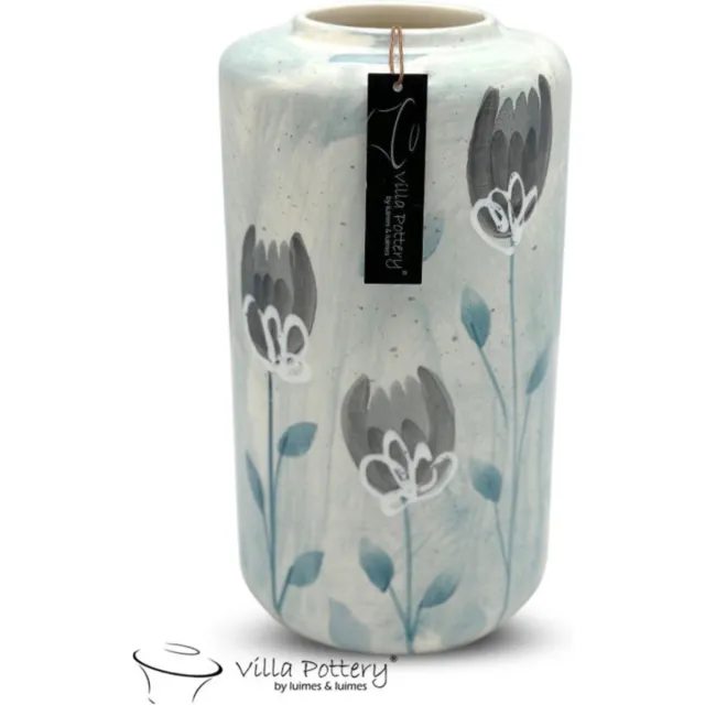 Irishflowers Vaas - Villa Pottery - Tuitvaas - Keramiek - Irishflowers - Decoratie - Woondecoratie - Victoria 5 Grijs