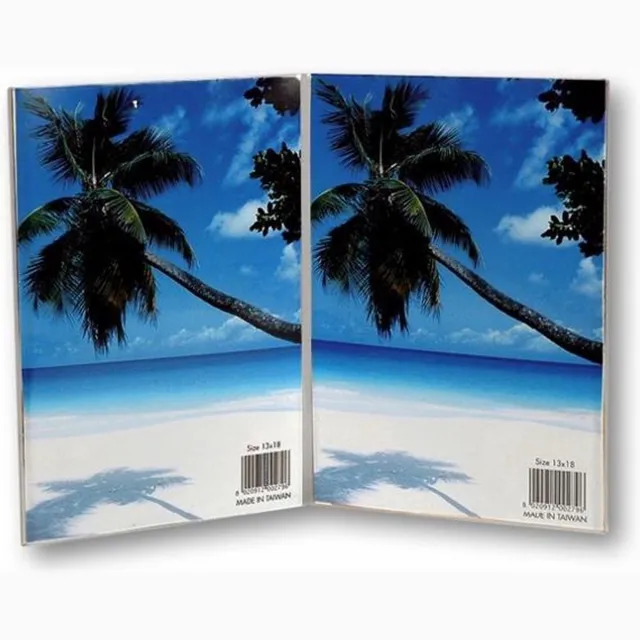 Zep Plexiglas Fotolijst Acrylic double verticaal voor foto formaat 2x 7x10 - 730234 Transparant