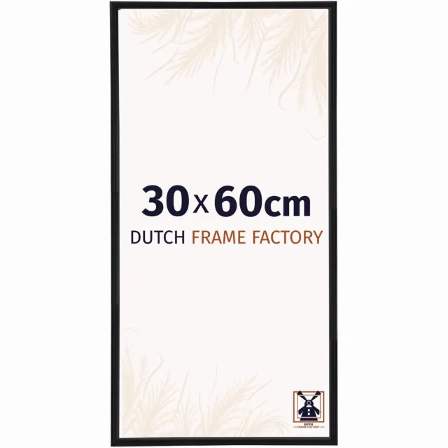 Dutch Frame Factory Fotolijst 30x60 cm - Kunststof - Zwart Mat - Angers