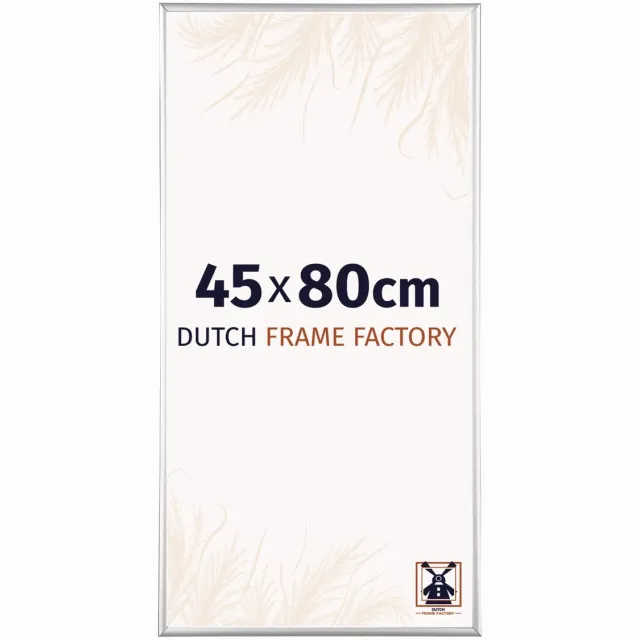 Dutch Frame Factory Fotolijst 45x80 cm - Aluminium - Zilver Hoogglans - Kampen