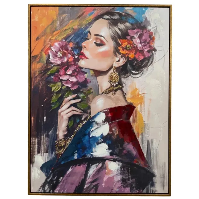 Mansion Atmosphere Schilderij Glam Señorita Rosa 60x80 cm [gid://shopify/Metaobject/307232571727,gid://shopify/Metaobject/303110226255]