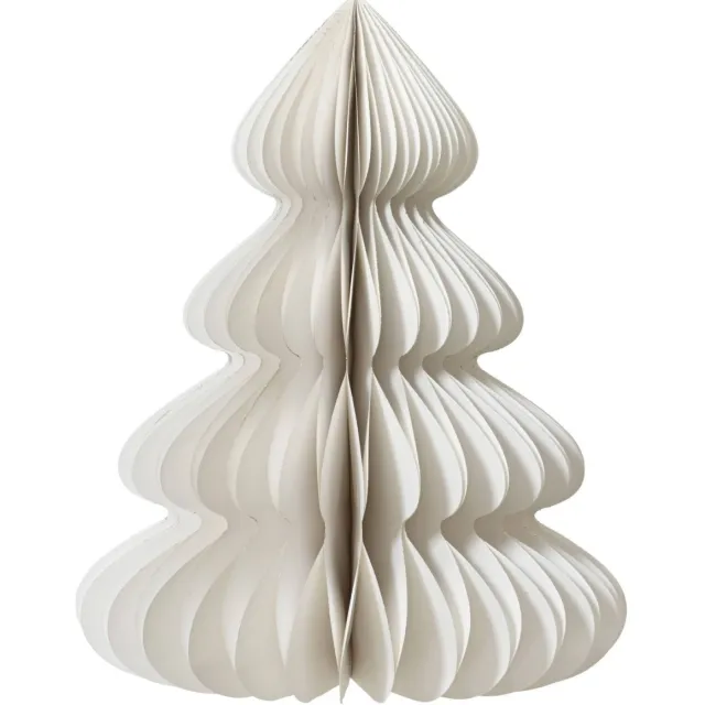 Decoris decoratie kerstboom (72x92 cm) Wit