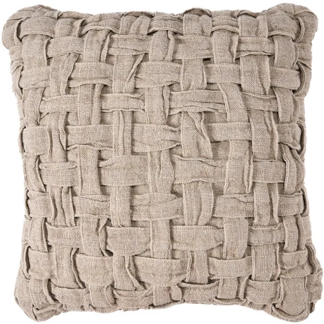 Bazar Bizar Antwerp The Linen Crosier Cushion Cover - Natural Naturel