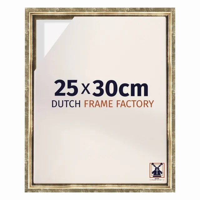 Dutch Frame Factory Baklijst 25x30 cm - Goud Antiek - Geschikt voor Canvasdoek - MDF Baklijst Lausanne
