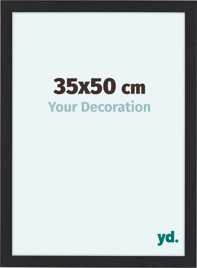yd. Your Decoration - Fotolijst 35x50 cm - MDF - Zwart Houtnerf - Como