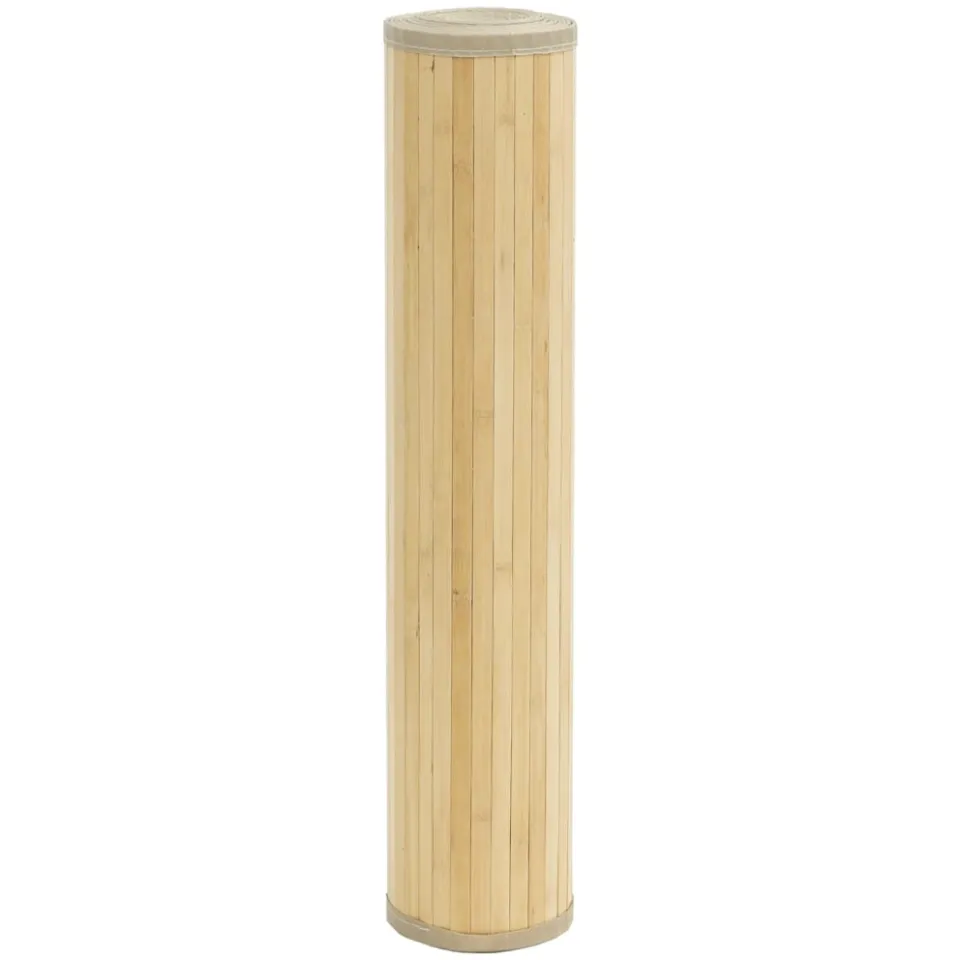 vidaXL Vloerkleed rechthoekig 100x300 cm bamboe lichtnaturel beige