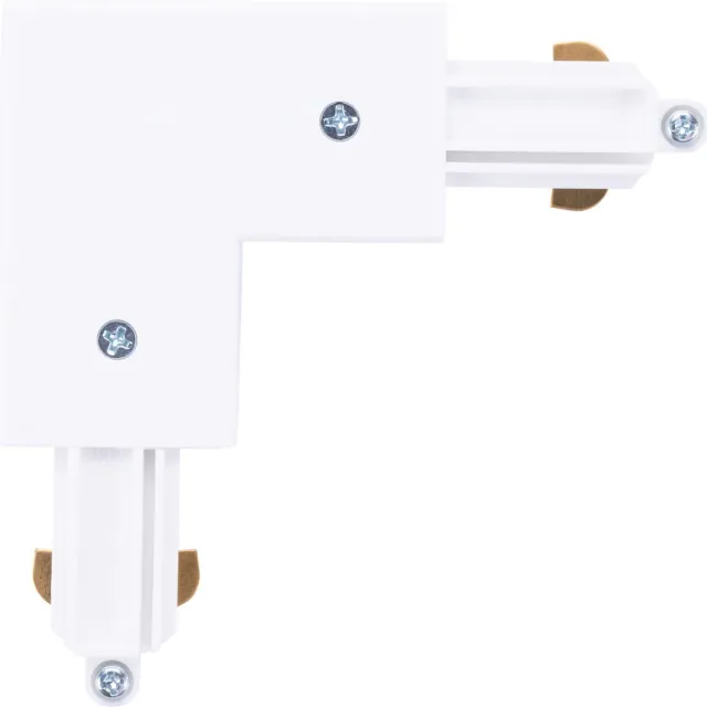 LEDVION 1-Fase RailL-Vorm Connector (Wit) - Naadloze Intergratie 1-Fase