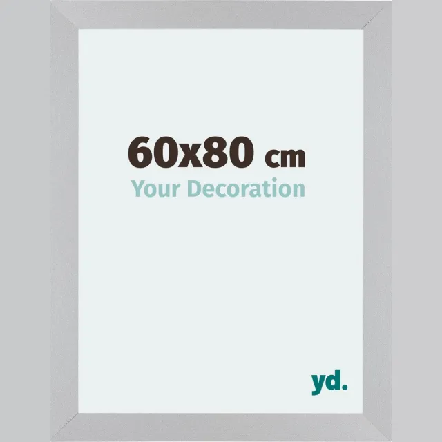 yd. Your Decoration - Fotolijst 60x80 cm - MDF - Zilver Mat - Mura