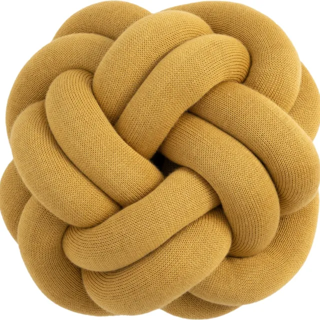 Design House Stockholm Knot kussen geel 30x30