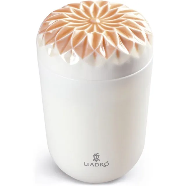 Lladro Echoes of Nature geurkaars - Gardens of Valencia Wit
