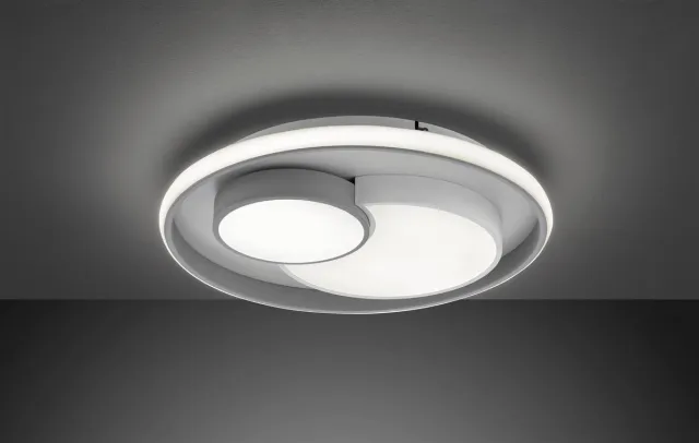 Wofi plafondlamp - Fela wit - diameter 50 cm