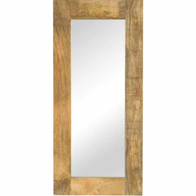 vidaXL Spiegel 50x110 cm massief mangohout Bruin