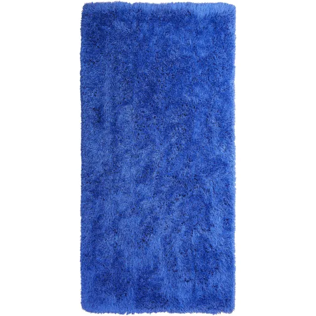 Beliani CIDE - Shaggy vloerkleed - Blauw - 80 x 150 cm - Polyester