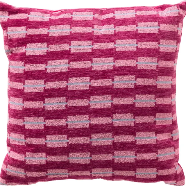Dutch Decor ARABEL - sierkussen 45x45 cm - Rosebud - roze - Inclusief binnenkussen - Luxe kussens voor woonkamer & bank