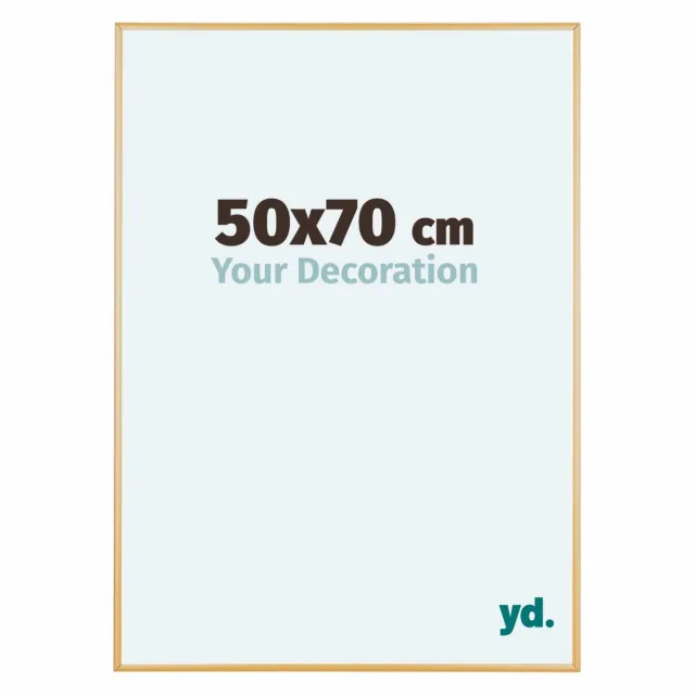 yd. Your Decoration - Fotolijst 50x70 cm - Aluminium - Goud Vintage - Kent