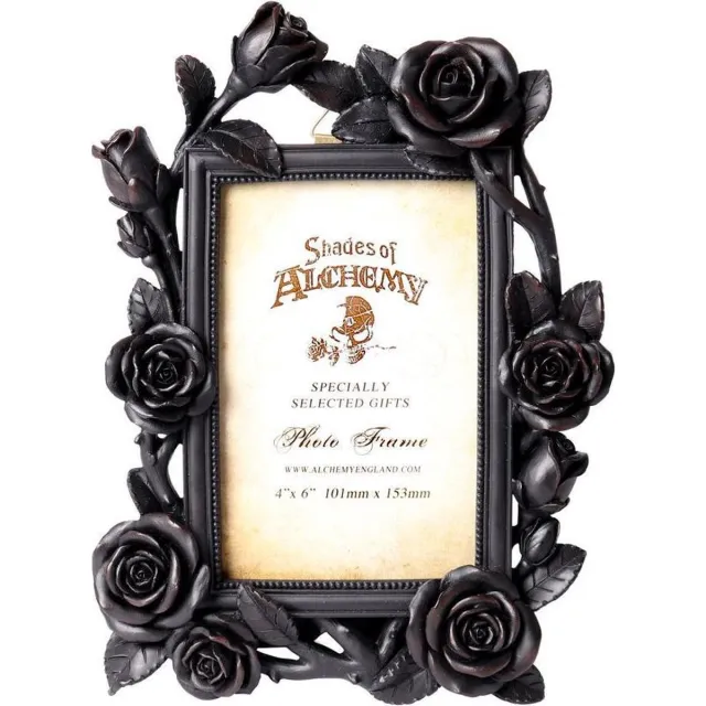 Alchemy Rose & Vine (6x4") Fotolijst - Zwart
