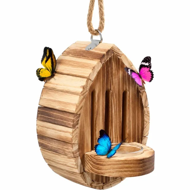 VHV Houten vlinderhuis, vlinderhuis- in de tuin Bruin