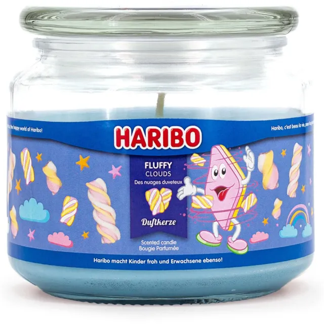 Haribo Geurkaars - Pluizige Wolken - met geur Meerkleurig