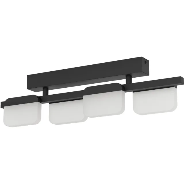 Eglo Ervidel Plafondlamp - LED - 62.5 cm - Zwart