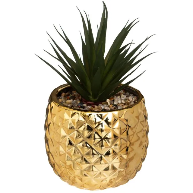 Atmosphera Créateur d'intérieur® Kunstplant ANANAS Doré