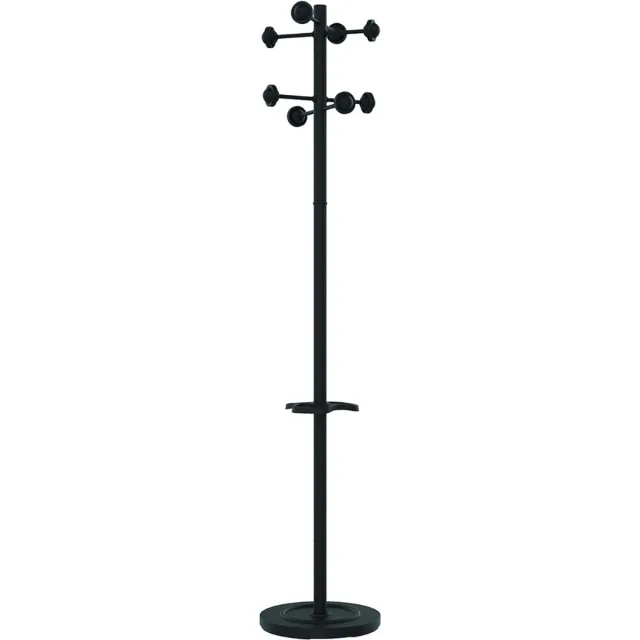 DailySupplies® Kapstok Staand - Garderoberek - Kledingrek Haken- Industrieel Zwart