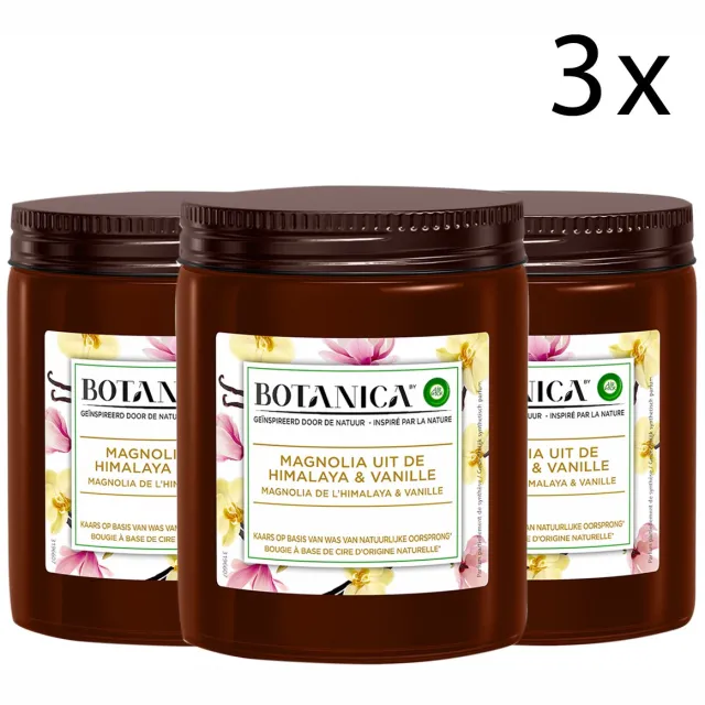 Botanica by Air Wick Geurkaas - Vanille & Magnolia x3 divers