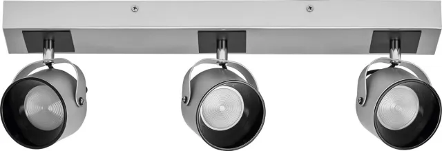 LEDVANCE DECOR SPOT JUPITER, 16,5W, 550lm, zilver, spot, verstelbare koppen, veelzijdig gebruik, interieurspot, warm witte lichtkleur, hoogwaardige optiek, eenvoudige installatie