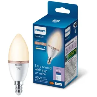 Philips Slimme Ledlamp C37 E14 4,9w Wit